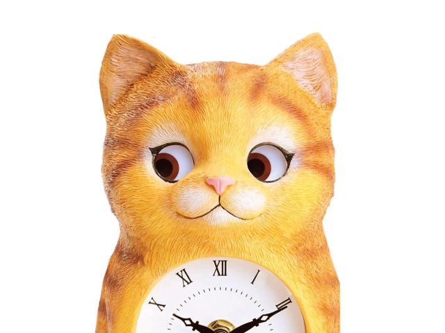 Kitty Clock with Moving Eyes