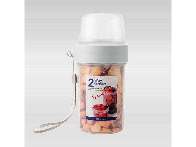 2-Way Meal Prep Container with Detachable Top - 560mL