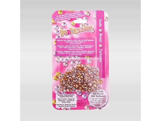 Bedazzler Stud Refill Pack 200 Gold & Silver Pieces