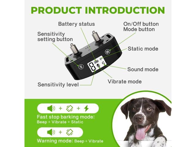 Urbenfit Dog Rechargeable Bark Collar