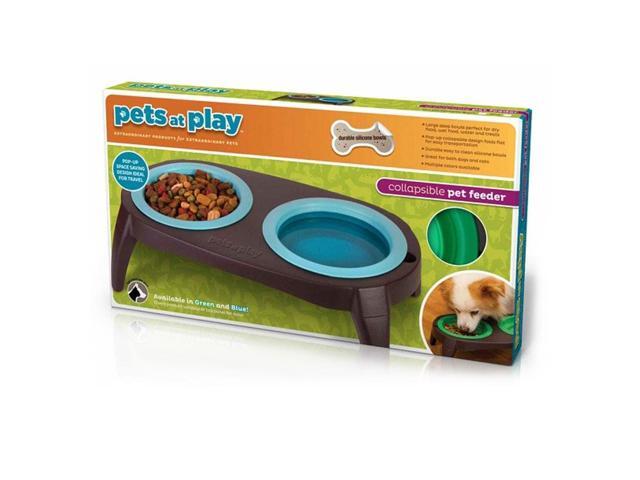 Travel-Friendly Collapsible Pet Feeder - Perfect for Pets on the Move