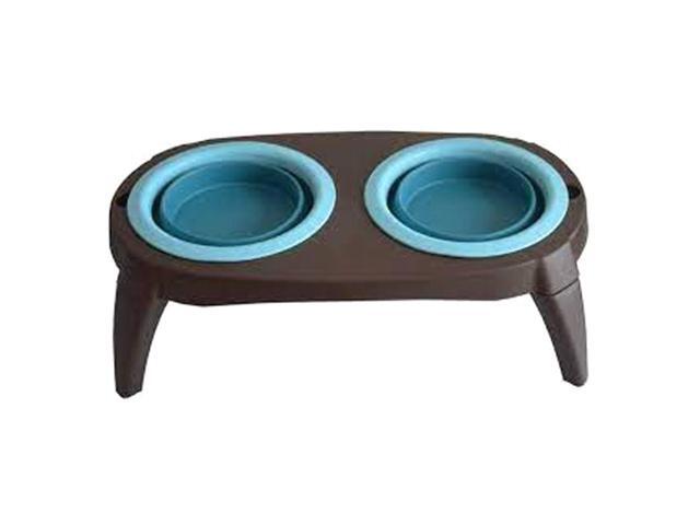 Travel-Friendly Collapsible Pet Feeder - Perfect for Pets on the Move