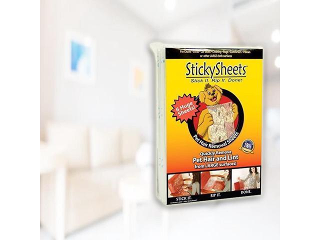 Sticky Sheets - Pet Hair Removal System - 6 Sheets