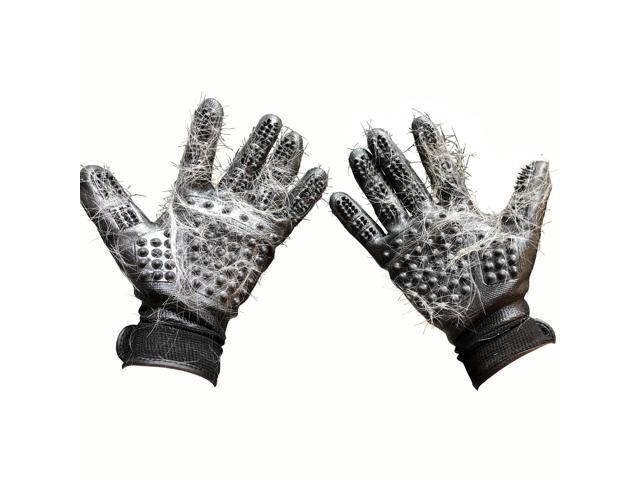 Pet Spa Deluxe Shedding Gloves - Effortless Pet Care & Hair Removal