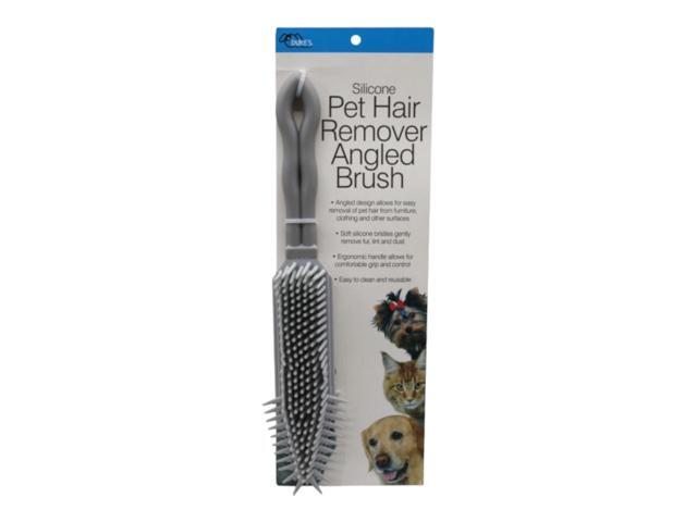 Silicone Pet Hair Remover Brush - Angled Design for Effortless Fur Removal