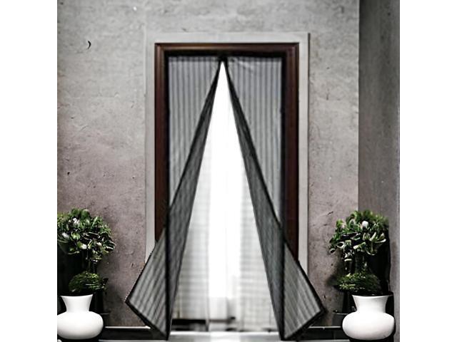 Magnet Mesh Door for Single, Sliding, and French Doors
