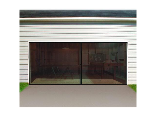 Insta-Screen Double Garage Door Screen - 16' x 7' Mesh