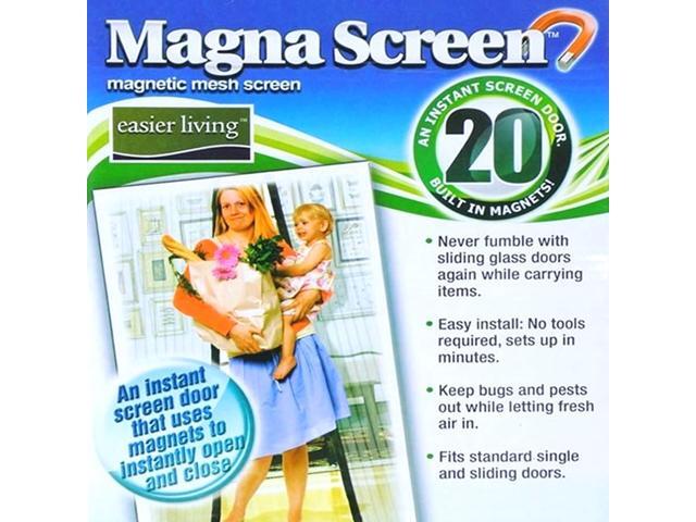 Magna Mesh Screen- Magnetic Closing Mesh Door - Two Pack