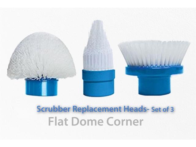 Turbo Scrub 360 Replacement Brush Heads 3-Pack for Versatile Cleaning