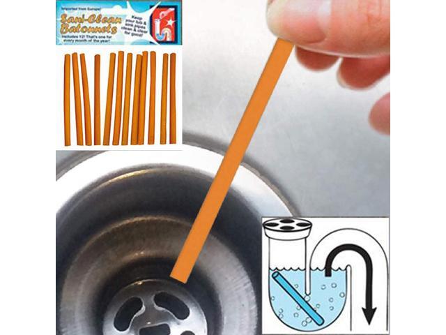 Sani-Clean Batonnets Drain Cleaner and Deodorizer (Orange)