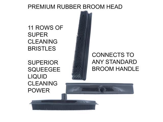 Premium Heavy Duty Rubber Broom Head- 12'