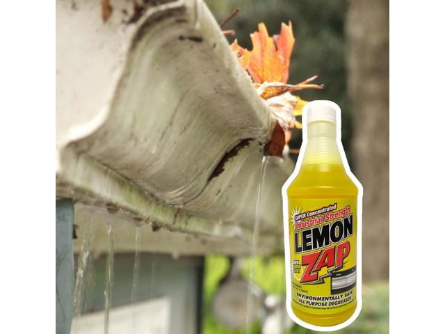 Lemon Gutter Zap Environmentally Safe Black Streak Gutter Cleaner, 32 fl oz.
