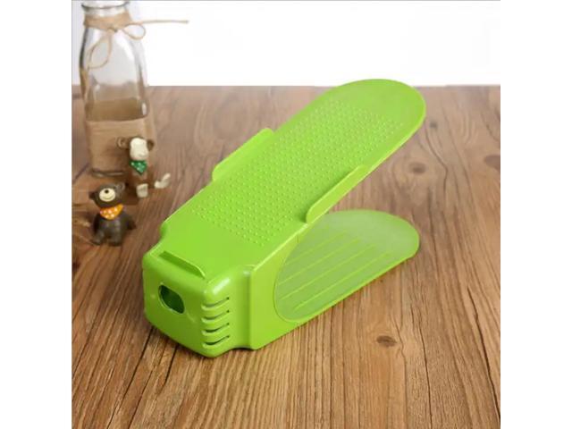Shoe Double Decker - Efficient Space-Saving Organizer- Green