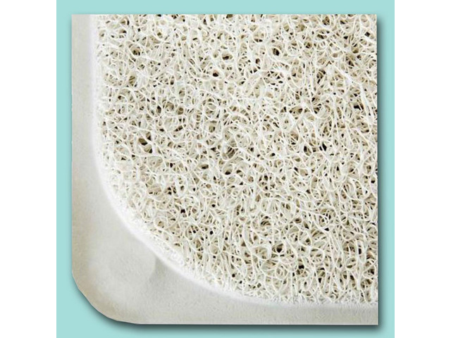 Non-Slip Shower Rug - For Shower or Bath (30 x 18) White