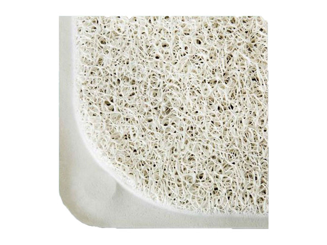 Non-Slip Shower Rug - For Shower or Bath (30 x 18) White