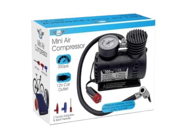 Mini Air Compressor for Tires and Inflatables-300 PSI