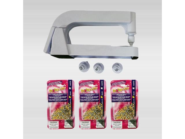 Bedazzler DELUXE - Gold & Silver Square Kit 600 Square Studs