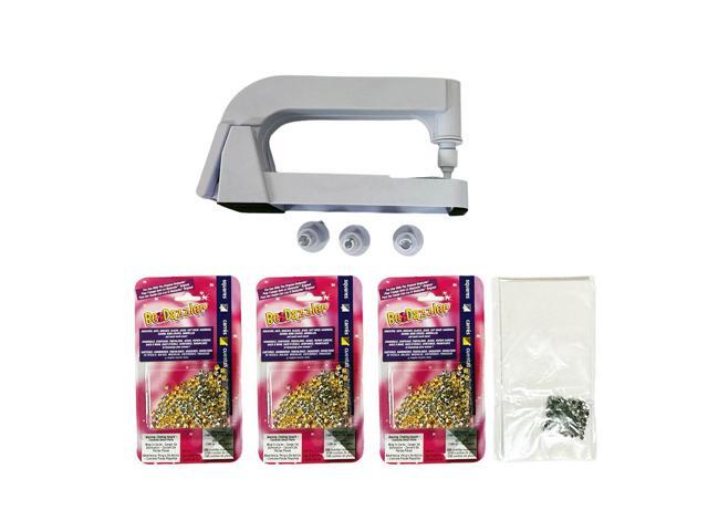 Bedazzler DELUXE - Gold & Silver Square Kit 600 Square Studs
