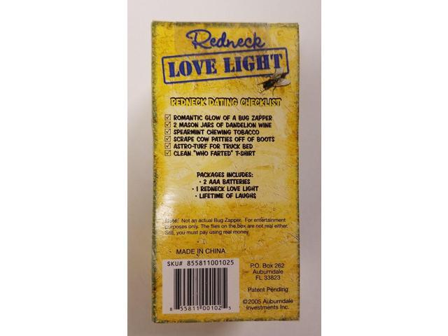 Redneck Love Light - Artificial Hillbilly Bug Zapper Novelty Device