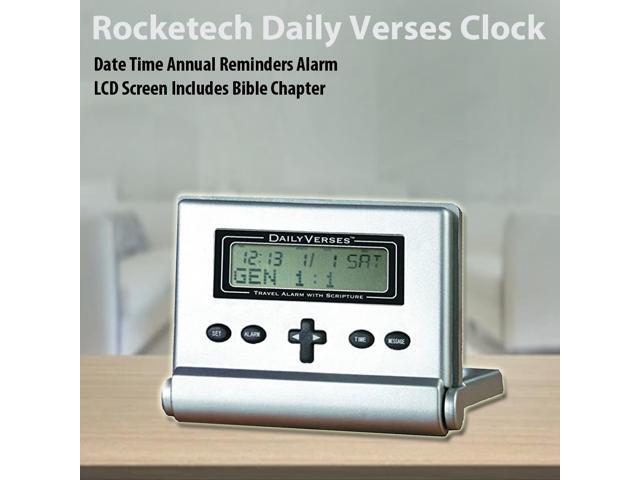Daily Verses Clock by Rocketech - Elevate Your Day with Encouragement