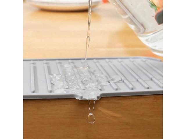 Kitchen Sink Splash Guard - Gray - Small (13.75' x 5.7')