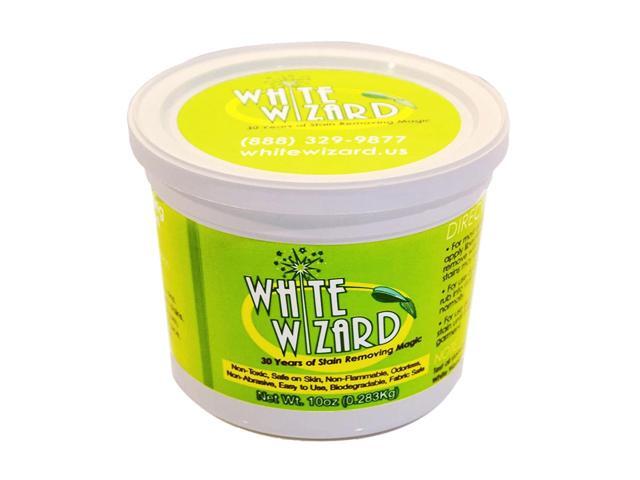 White Wizard All Purpose Stain Remover - Grease Shoe Polish Oil Stains Without Water 10 Fl. Oz.