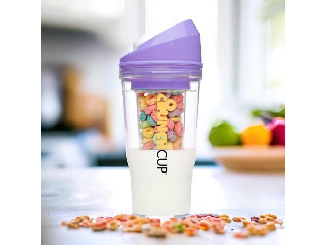 The CrunchCup XL - A Portable Cereal Cup - Purple
