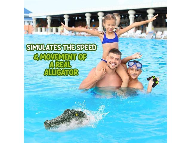 Doohickey Remote Control Alligator Head Boat for Kids and Adults
