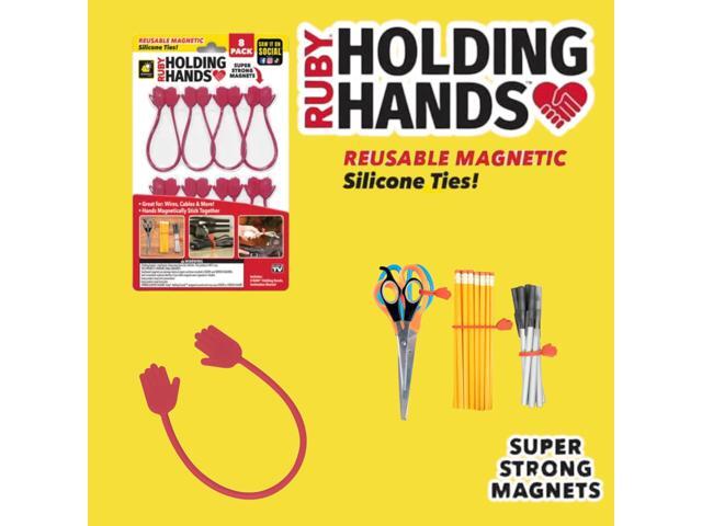 Ruby Holding Hands - Magnetic Silicone Ties