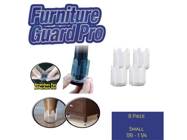 Furniture Guard Pro - Small (7/8' to 1 1/4') - Set of 8 Protective Pads