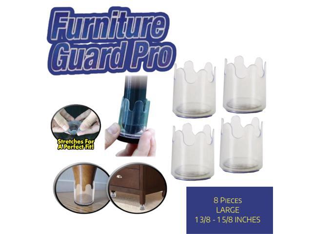 Furniture Guard Pro - Large (1 3/8' to 1 5/8') - Set of 8 Protective Pads