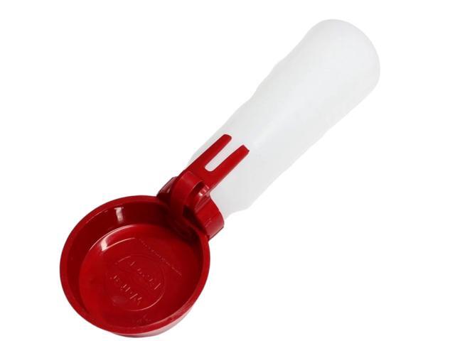 Water Rover Even Bigger Portable Water Bowl Hands-Free Leak-Free 5.25 Inch Bowl and 26-Ounce Bottle- Red