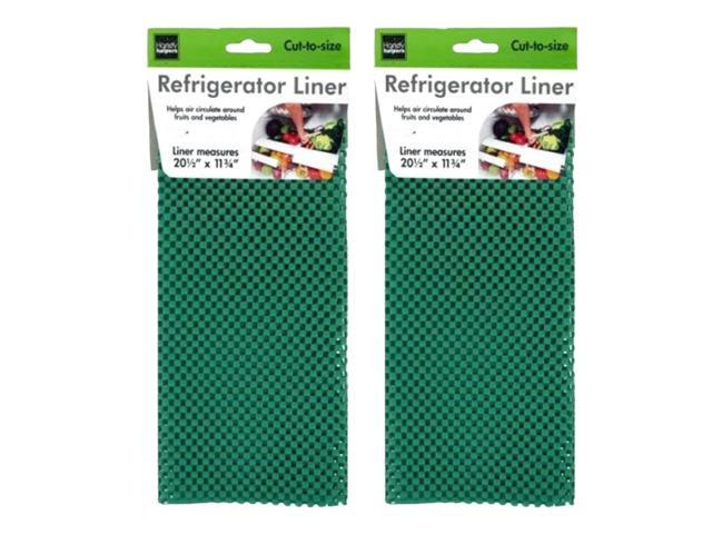 Double Pack Cushioned Refrigerator Liners - Stylish Protection for Your Food