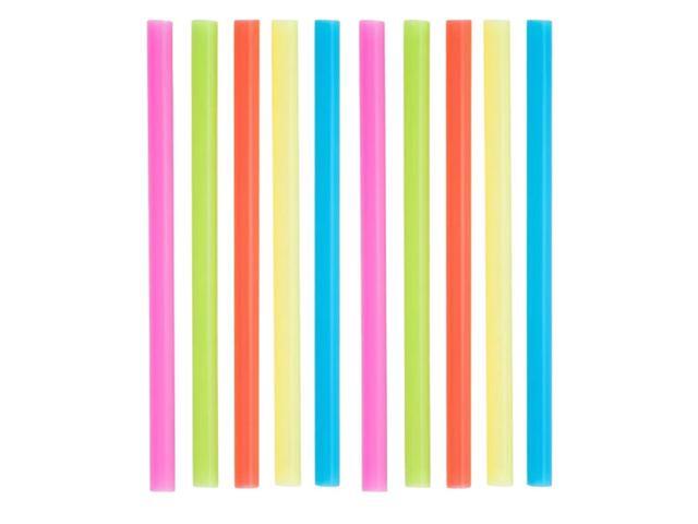 Neon Wide Fun Straws (36 ct)