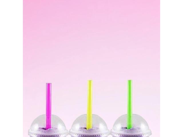 Neon Wide Fun Straws (36 ct)