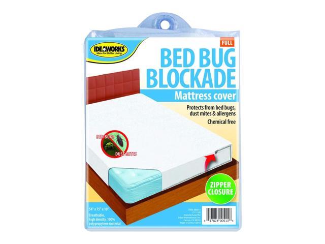 Bed Bug Blockade Mattress Cover w/3 Sided Zipper Full