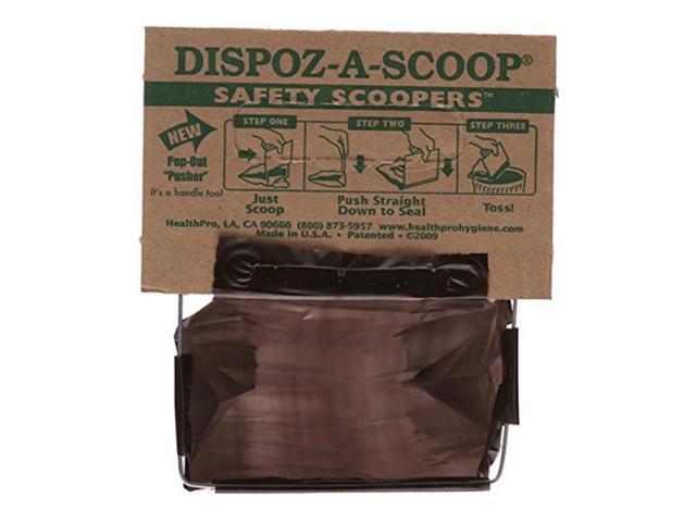 Dispoz-A-Scoop No Touch Mess Odor Sanitary Dog Poop Scoopers 24 Pack