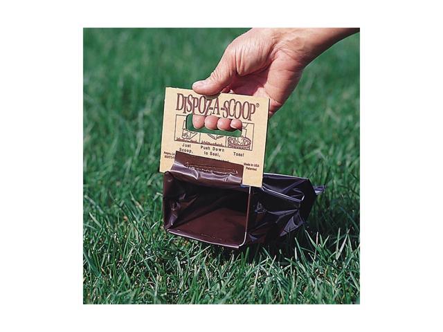 HealthPro Dispoz-A-Scoop No Touch Mess Odor Sanitary Dog Poop Scoopers 24 Pack
