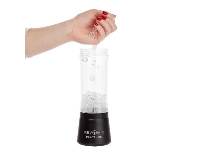 Handy Gourmet RevMix Platinum for Smoothies & Shakes On The Go, 12 oz. (Black)