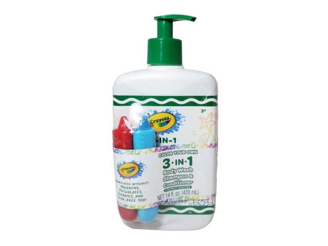 3-N-1 Color Your Own Body Wash, Shampoo & Conditioner Coconut Scent 14 fl. oz