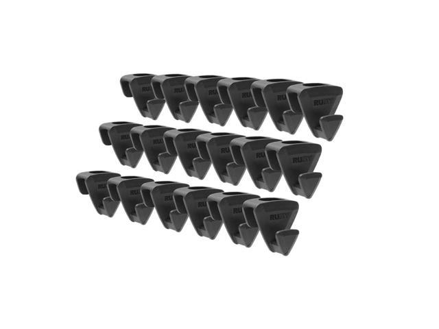 Ruby Space Triangles, 54-Pc Hanger Hooks, Black