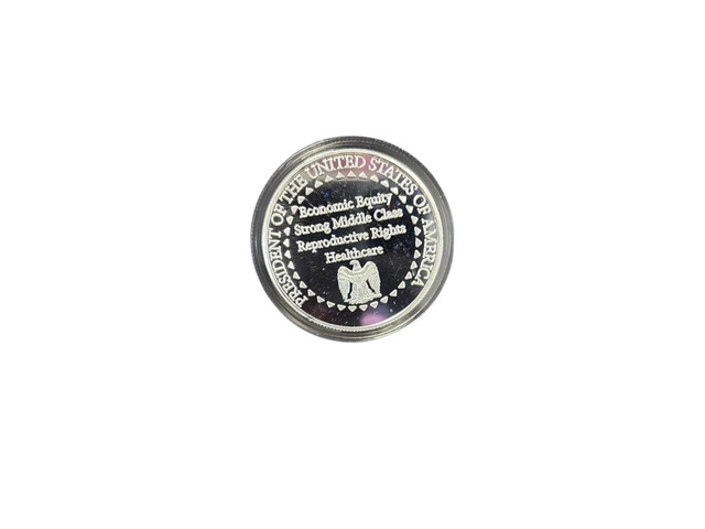 Kamala Harris 2024 Commemorative Coin - Silver-Layered Edition