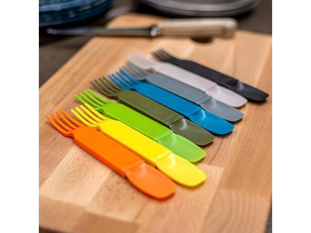 4-in-1 Snapatite+ Utensil Set - Spoon, Knife, Fork, Bottle Opener (OD Green)