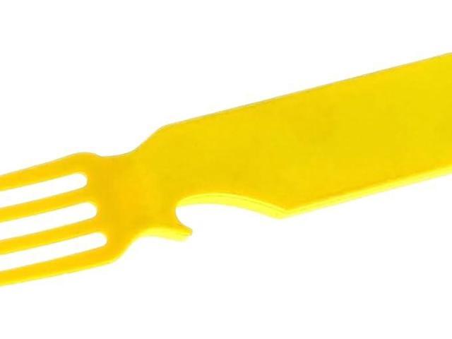 4-IN-1 Nylon Snapatite+ Utensil Set (Yellow - Single)
