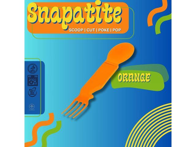 4-IN-1 Nylon Snapatite+ Utensil Set (Orange - Single)