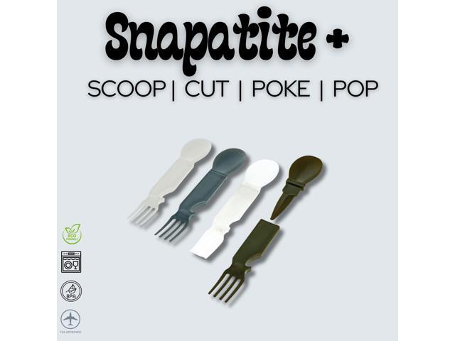 4-IN-1 Snapatite+ Utensil Set (Dark Grey)