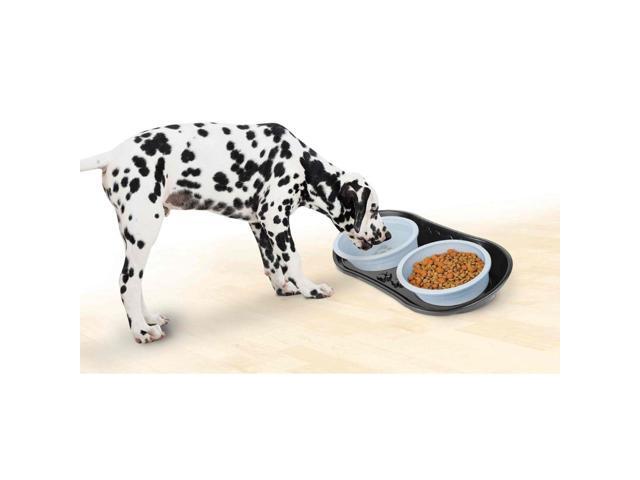 Non-Skid Pet Bowl Tray, Black