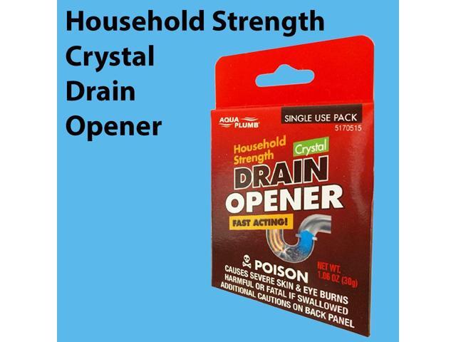 Household Strength Crystal Drain Opener