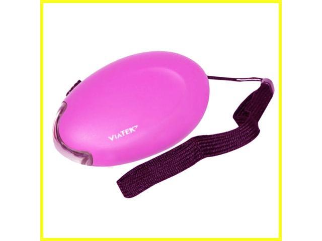 Viatek Mini Dynamo 3 LED Flashlight, Pink