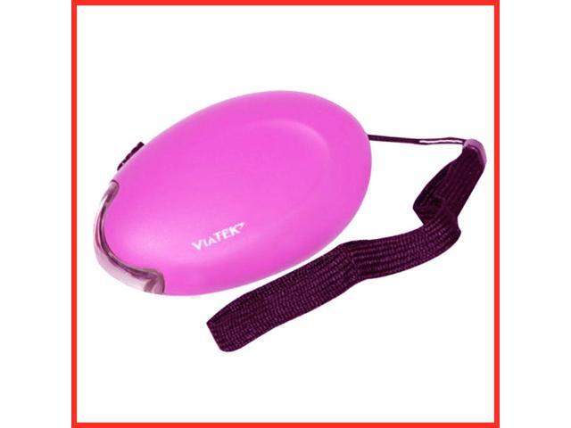 Viatek Mini Dynamo 3 LED Flashlight, Pink